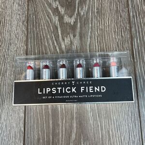 Cherry Chree Lipstick Fiend Set, 6 Ultra‎ Matte Lipsticks